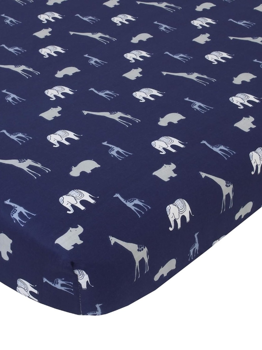 Serendipity Animal Print Fitted Crib Sheet by NoJo